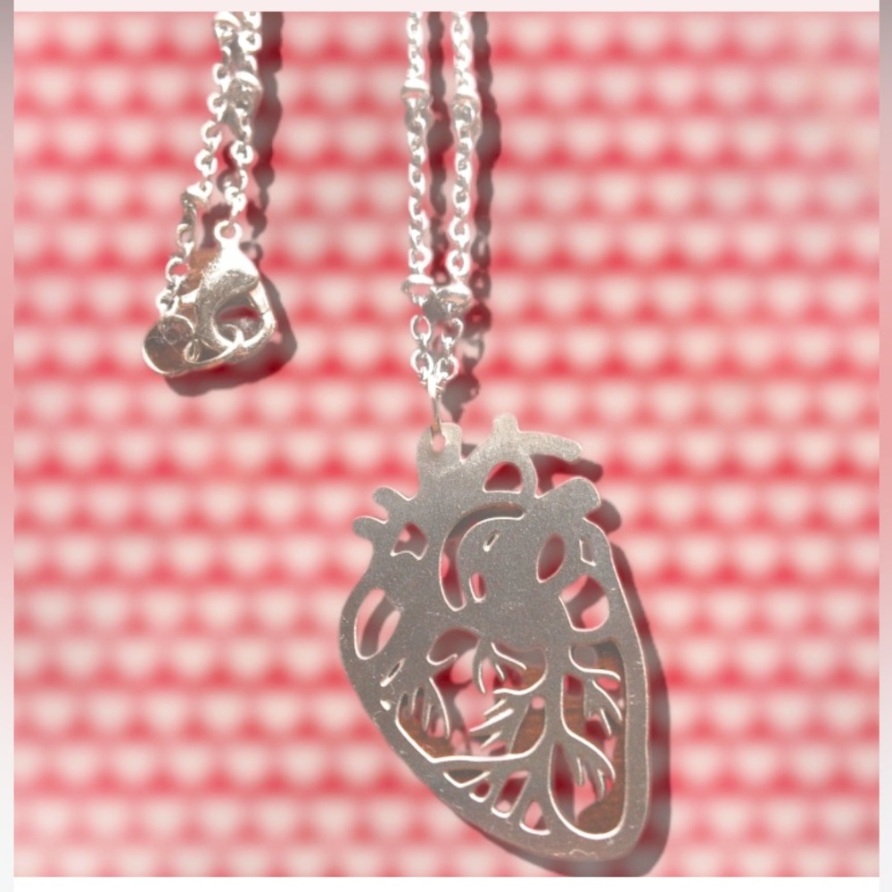 Necklace | Anatomical Heart Stainless Steel